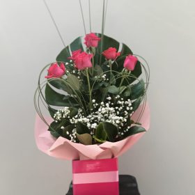 Pink roses box