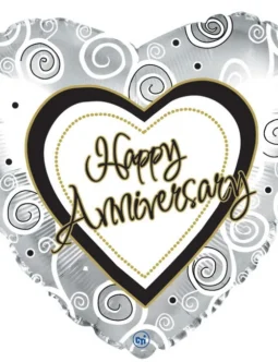 Happy Anniversary Heart – Balloon
