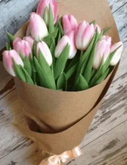 Tulip Bouquet Wrapped