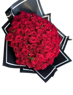 100 Red Roses Bouquet